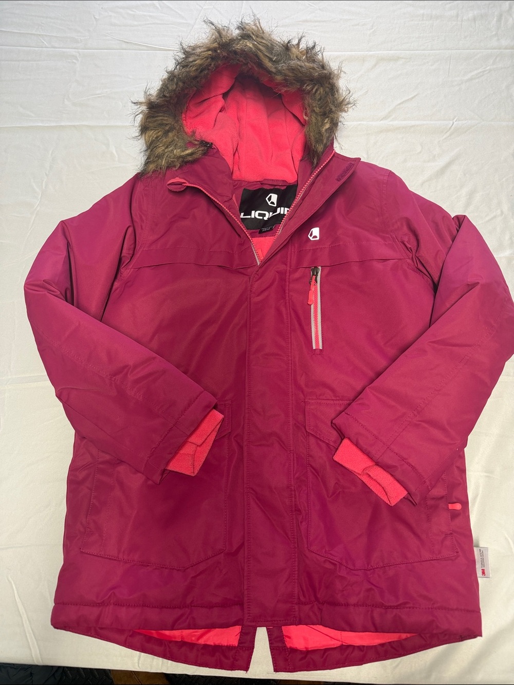 Insulated Parka with Faux-Fur Hood (18/20)